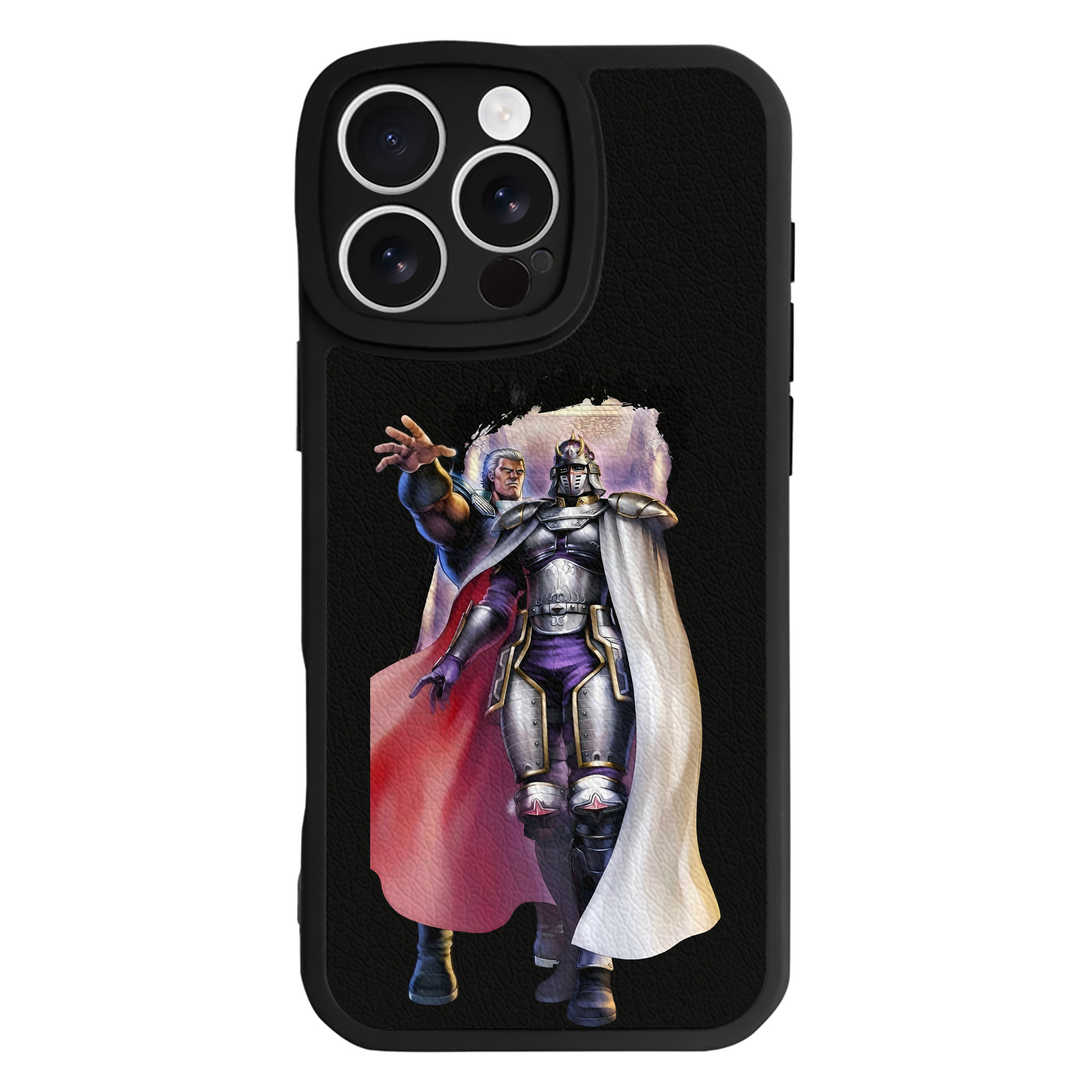 （画像用） 北斗の拳 Fist of the North Star 【iPhone 16シリーズ対応】シリコンスマホケース（レザー調） 材質：シリコン